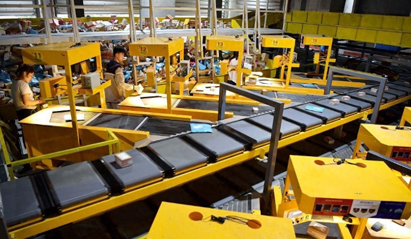 高速直線窄帶分揀機,窄帶分揀機,快遞分揀機廠家